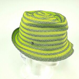 Panizza Women's Trilby Hat Model E195 Green Euro Size 58‎ NEW